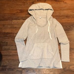 James Pearce Long Sleeve Striped Hoodie